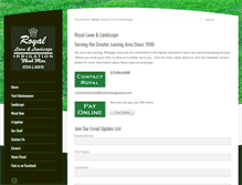 Tablet Screenshot of greatlookinglawns.com